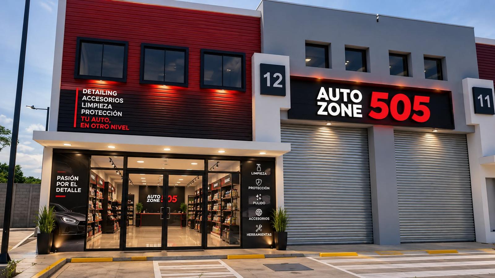 Fachada de Autozone 505