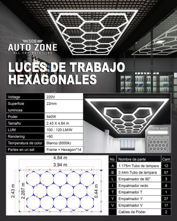 LUCES HEXAGONALES - Imagen 8